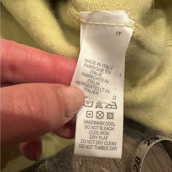 Paul Smith Women's Sweater XL Thin Angora Lambswool Crew Neck Soft Made in Italy - Picture 4 of 8